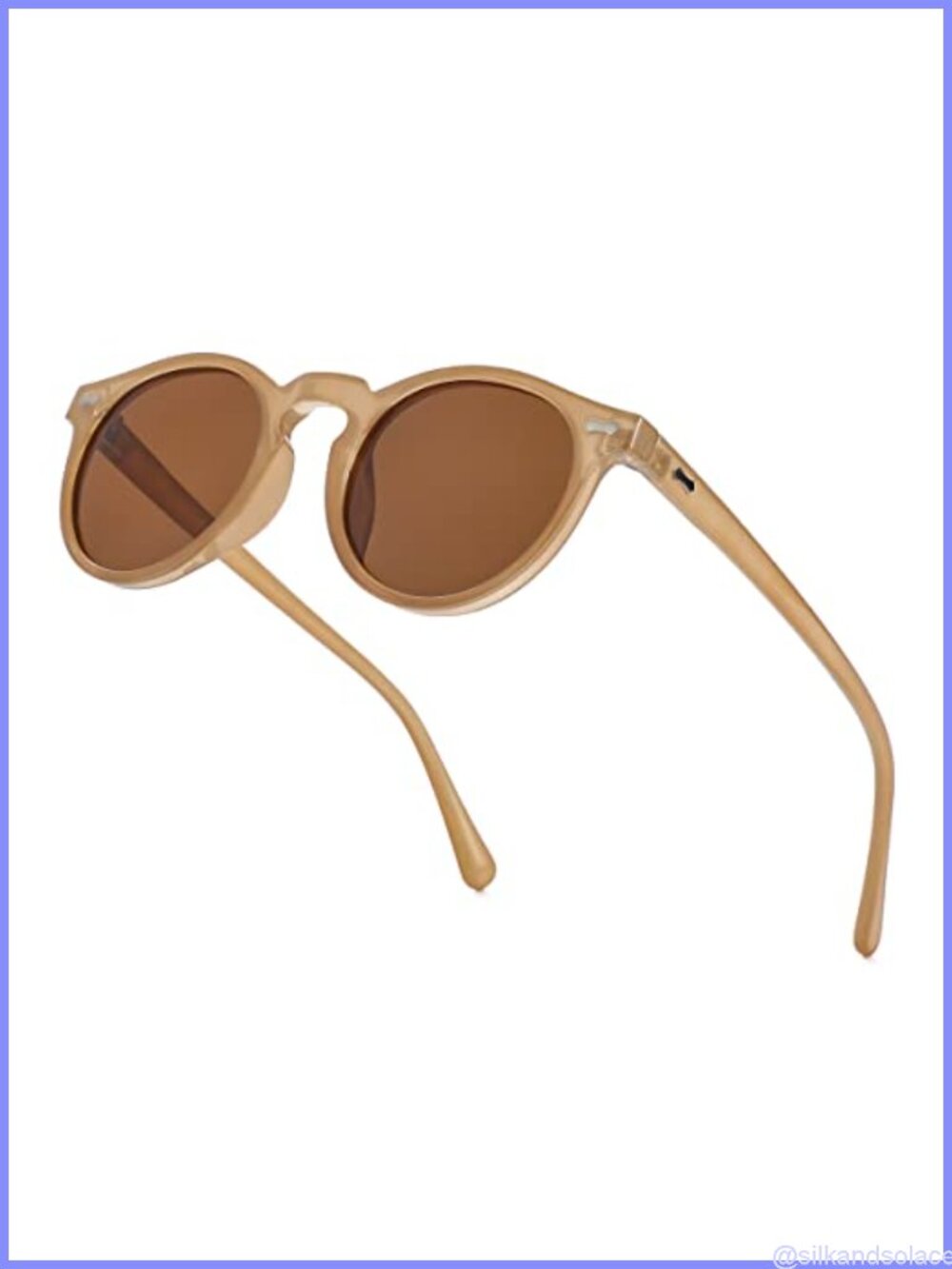 Polarized Round Retro Classic Sunglasses UV400 Unisex Adults